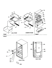 Cripser, Deli Frame / Water Fiter parts for Kenmore Refrigerator 596.70003001 (59670003001, 596 70003001) from AppliancePartsPros.com
