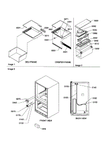 Crisper / Deli Frame / Water Filter parts for Kenmore Refrigerator 596.70003990 (59670003990, 596 70003990) from AppliancePartsPros.com