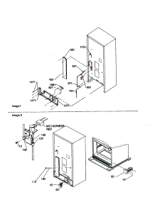 Cabinet Back / Water Valve Assembly parts for Kenmore Refrigerator 596.70004001 (59670004001, 596 70004001) from AppliancePartsPros.com