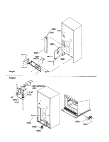 Cabinet Back /  Water Valve Assembly parts for Kenmore Refrigerator 596.70004990 (59670004990, 596 70004990) from AppliancePartsPros.com