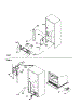 Cabinet Back / Water Valve Assembly
