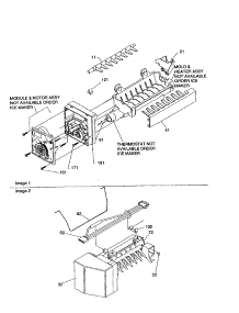 Ice Maker Assembly parts for Kenmore Refrigerator 596.70009002 (59670009002, 596 70009002) from AppliancePartsPros.com