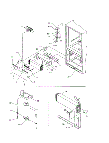 Evaporator / Freezer Control parts for Kenmore Refrigerator 596.71102100 (59671102100, 596 71102100) from AppliancePartsPros.com