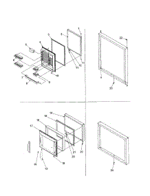 Door Assembly parts for Kenmore Refrigerator 596.71102100 (59671102100, 596 71102100) from AppliancePartsPros.com