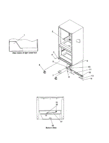 Insulation And Roller parts for Kenmore Refrigerator 596.71142100 (59671142100, 596 71142100) from AppliancePartsPros.com