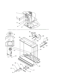 Machine Compartment parts for Kenmore Refrigerator 596.71162100 (59671162100, 596 71162100) from AppliancePartsPros.com