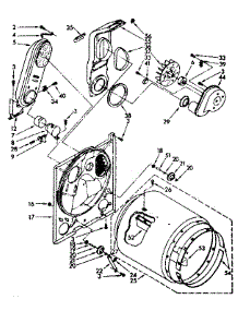Bulkhead Parts parts for Kenmore Dryer 110.87570720 (11087570720, 110 87570720) from AppliancePartsPros.com