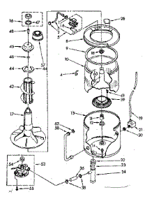 Tub And Basket Parts (Non-Suds Only) parts for Kenmore Washer 110.83383210 (11083383210, 110 83383210) from AppliancePartsPros.com
