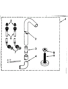 Water System parts for Kenmore Washer 110.84090410 (11084090410, 110 84090410) from AppliancePartsPros.com