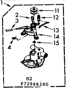Non-Suds Pump Assembly parts for Kenmore Washer 110.73966400 (11073966400, 110 73966400) from AppliancePartsPros.com
