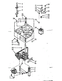 Drive System parts for Kenmore Washer 110.7014625 (1107014625, 110 7014625) from AppliancePartsPros.com