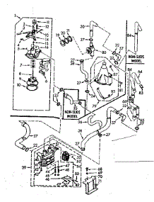 Water System parts for Kenmore Washer 110.7014676 (1107014676, 110 7014676) from AppliancePartsPros.com