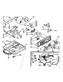 Top And Console Assembly parts for Kenmore Washer 110.7015661 (1107015661, 110 7015661) from AppliancePartsPros.com