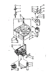 Drive System parts for Kenmore Washer 110.7015670 (1107015670, 110 7015670) from AppliancePartsPros.com