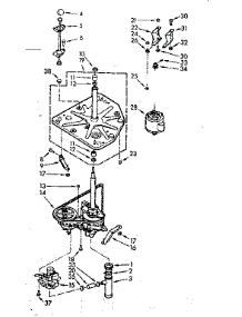 Drive System parts for Kenmore Washer 110.7015672 (1107015672, 110 7015672) from AppliancePartsPros.com