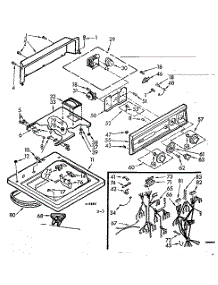 Top And Console Assembly parts for Kenmore Washer 110.7015675 (1107015675, 110 7015675) from AppliancePartsPros.com