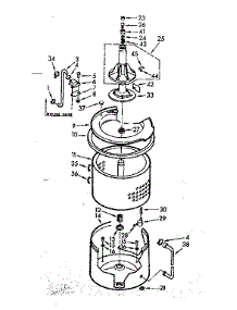 Tub And Basket Assembly parts for Kenmore Washer 110.7015800 (1107015800, 110 7015800) from AppliancePartsPros.com