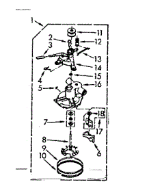 Pump Assembly parts for Kenmore Washer 110.7033100 (1107033100, 110 7033100) from AppliancePartsPros.com