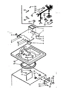 Top And Control Assembly parts for Kenmore Washer 110.7033100 (1107033100, 110 7033100) from AppliancePartsPros.com