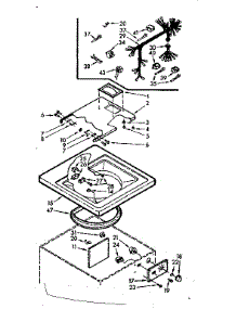 Top And Control Assembly parts for Kenmore Washer 110.7033101 (1107033101, 110 7033101) from AppliancePartsPros.com