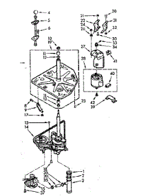 Drive System parts for Kenmore Washer 110.7033101 (1107033101, 110 7033101) from AppliancePartsPros.com