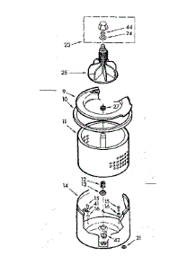 Tub And Basket Assembly parts for Kenmore Washer 110.7033102 (1107033102, 110 7033102) from AppliancePartsPros.com