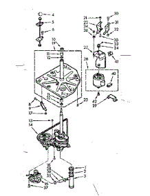 Drive System parts for Kenmore Washer 110.7033102 (1107033102, 110 7033102) from AppliancePartsPros.com