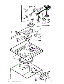 Top And Control Assembly parts for Kenmore Washer 110.7033103 (1107033103, 110 7033103) from AppliancePartsPros.com