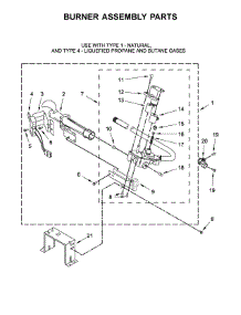 Burner Assembly Parts parts for Kenmore Dryer 110.70372710 (11070372710, 110 70372710) from AppliancePartsPros.com