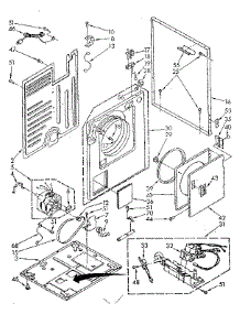 Cabinet Parts parts for Kenmore Dryer 110.89417600 (11089417600, 110 89417600) from AppliancePartsPros.com
