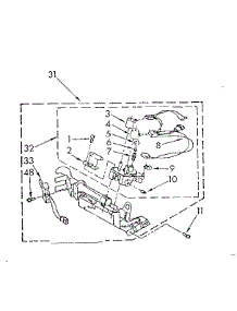 Gas Burner Parts parts for Kenmore Dryer 110.89417700 (11089417700, 110 89417700) from AppliancePartsPros.com