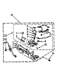 Gas Burner Parts parts for Kenmore Dryer 110.89419800 (11089419800, 110 89419800) from AppliancePartsPros.com