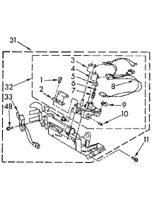Gas Burner parts for Kenmore Dryer 110.89419811 (11089419811, 110 89419811) from AppliancePartsPros.com