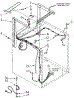 Dryer Supports And Washer Cabinet Harness