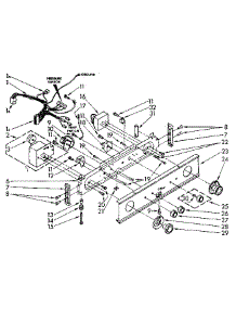 Washer / Dryer Control Panel parts for Sears Laundry Center 11089675300 from AppliancePartsPros.com