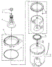 Agitator, Basket And Tub Parts