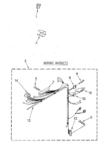 Wiring Harness parts for Kenmore Washer 110.82467620 (11082467620, 110 82467620) from AppliancePartsPros.com