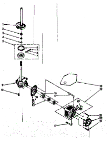 Brake, Clutch, Gearcase, Motor And Pump Parts parts for Kenmore Washer 110.82467700 (11082467700, 110 82467700) from AppliancePartsPros.com