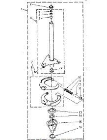 Brake And Drive Tube Parts parts for Kenmore Washer 110.82467710 (11082467710, 110 82467710) from AppliancePartsPros.com