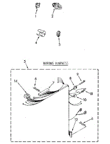 Wiring Harness parts for Kenmore Washer 110.82467730 (11082467730, 110 82467730) from AppliancePartsPros.com