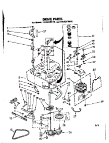 Drive Parts parts for Kenmore Washer 110.82470210 (11082470210, 110 82470210) from AppliancePartsPros.com