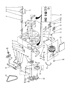 Drive Parts parts for Kenmore Washer 110.82470920 (11082470920, 110 82470920) from AppliancePartsPros.com