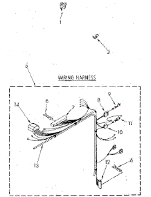 Wiring Harness parts for Kenmore Washer 110.82477120 (11082477120, 110 82477120) from AppliancePartsPros.com