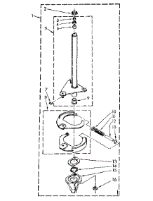 Brake And Drive Tube Parts parts for Kenmore Washer 110.82477310 (11082477310, 110 82477310) from AppliancePartsPros.com