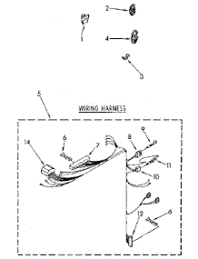 Wiring Harness parts for Kenmore Washer 110.82477330 (11082477330, 110 82477330) from AppliancePartsPros.com