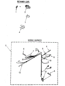 Wiring Harness parts for Kenmore Washer 110.82477600 (11082477600, 110 82477600) from AppliancePartsPros.com