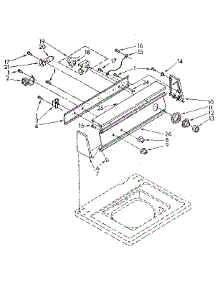 Console Panel Parts parts for Kenmore Washer 110.82477610 (11082477610, 110 82477610) from AppliancePartsPros.com