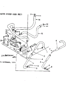 Water System Suds Only parts for Kenmore Washer 110.83075100 (11083075100, 110 83075100) from AppliancePartsPros.com
