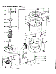 Tub And Basket Parts parts for Kenmore Washer 110.83082100 (11083082100, 110 83082100) from AppliancePartsPros.com