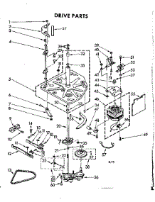 Drive Parts parts for Kenmore Washer 110.83082200 (11083082200, 110 83082200) from AppliancePartsPros.com
